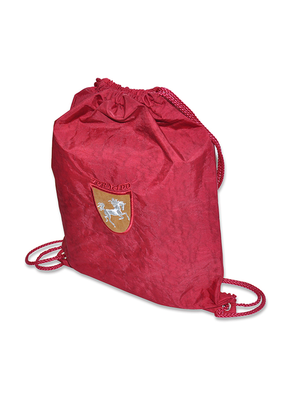 Penball Horse Design Beach Bag, Red