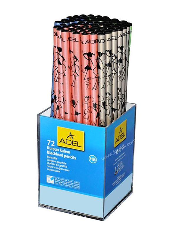 Adel 72-Piece Liners Blacklead Pencil Set, ALPE2061136054, Multicolour