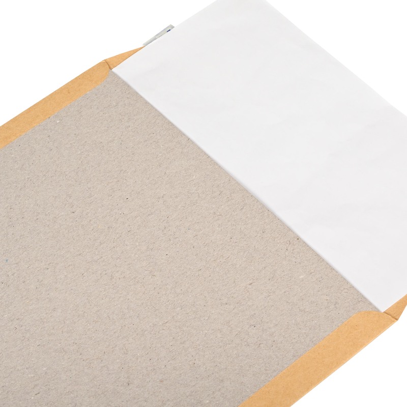 FIS Manila Envelopes with Base Board, 120gsm, Size 12.6"x9" Inches(228.6x320mm), Easy Closure Peel & Seal, Packet of 12 Pieces, Brown Color-FSEV108MG12