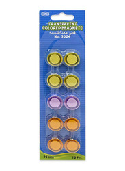 FIS Colored Magnet Set, 4 Pack, FSMI54243444/4, Multicolour