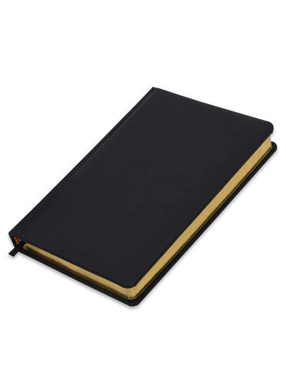 

FIS 2023 Arabic/English Golden Diary, 384 Sheets, 70 GSM, A5 Size, FSDI19AEG23BK, Black