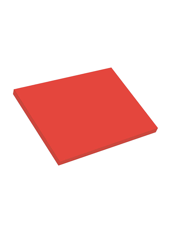 FIS Colour Glued Envelopes, 50-Piece, 80 GSM, 145 x 200mm, Neon Red