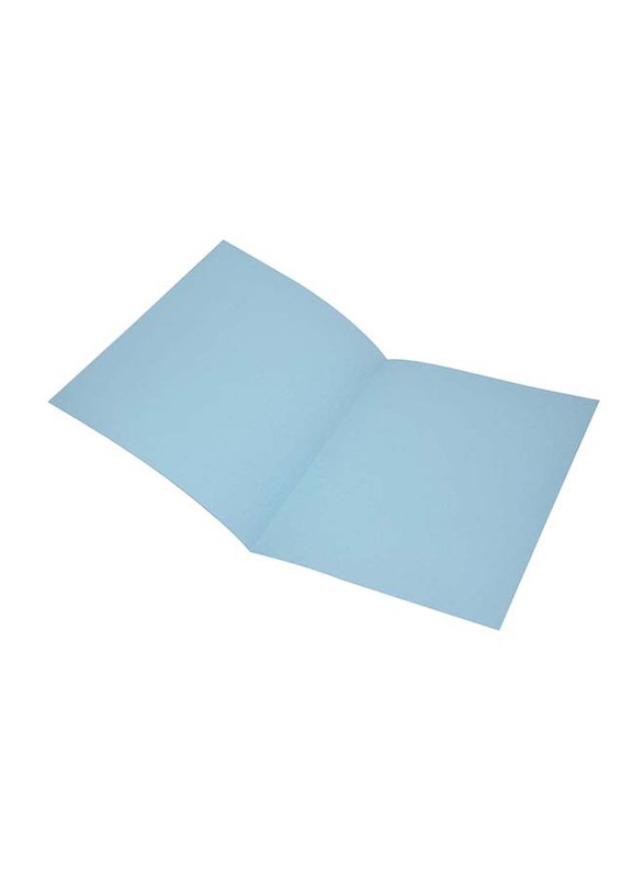 FIS Kendal Manila Square Cut Folders without Fastener, 225GSM, A4 Size, 100 Pieces, FSFF9A4KBL, Blue