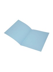 FIS Kendal Manila Square Cut Folders without Fastener, 225GSM, A4 Size, 100 Pieces, FSFF9A4KBL, Blue