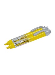 Artline 2-Piece Clix Highlighter Set, Yellow