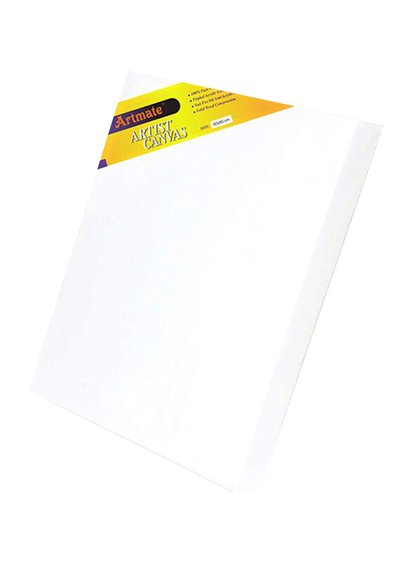 

Artmate Stretched Canvas Back Stapled, 60x80cm, JIGNE11-6080, White