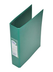 FIS PP 2 Ring Binder, A5 Size, 25mm, Green