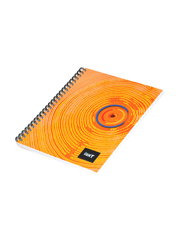 Light 10-Piece Spiral Soft Cover Notebook, Single Ruled, 100 Sheets, A5 Size, LINBA51606S, Multicolour