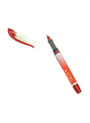 Adel 12-Piece Needle Point Roller Pen Set, ALBN-103021, 0.5mm, Red