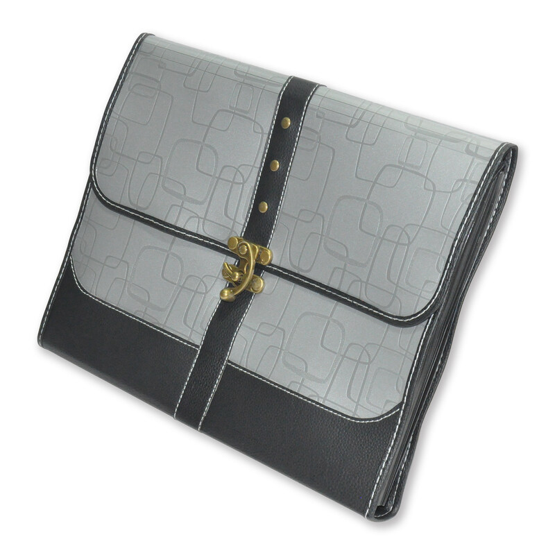 

Generic Expanding File, 7 Pockets, A4 Size, AIPGLD32A-CP, Grey/Black