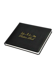 إف أي إس إكسيكيوتيف كتاب الزوار العربي المغلف بالجلد ، 25 × 20 سم ، FSCLEXVI11A، أسود