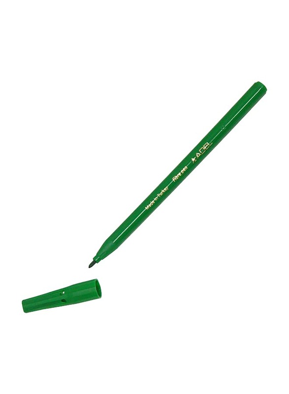 Adel Fibre Tip Colour Pens Set, ALFP2220213000, 12-Piece, Multicolour