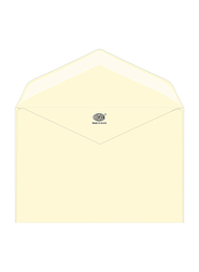 FIS Executive Envelopes Glued, 5.70 x 7.87 inch, 50 Pieces, Camelle Off White