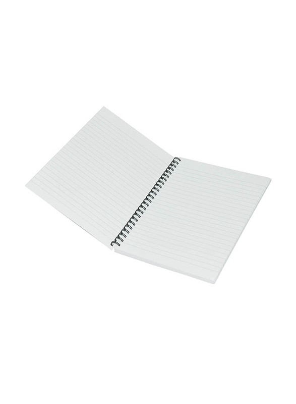 Light 10-Piece Spiral Soft Cover Notebook, Single Ruled, 100 Sheets, A5 Size, LINBA51602S, Multicolour