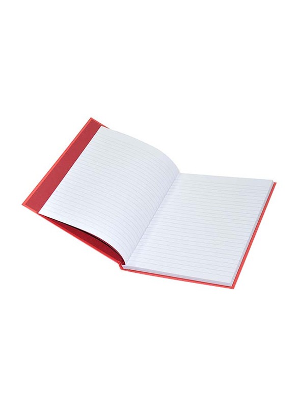 إف أي إس نيون مجموعة دفاتر بسطر واحد بغلاف صلب ، 5 ​​× 100 ورقة ، 9 × 7 بوصة ، FSNB97N250 ، أحمر