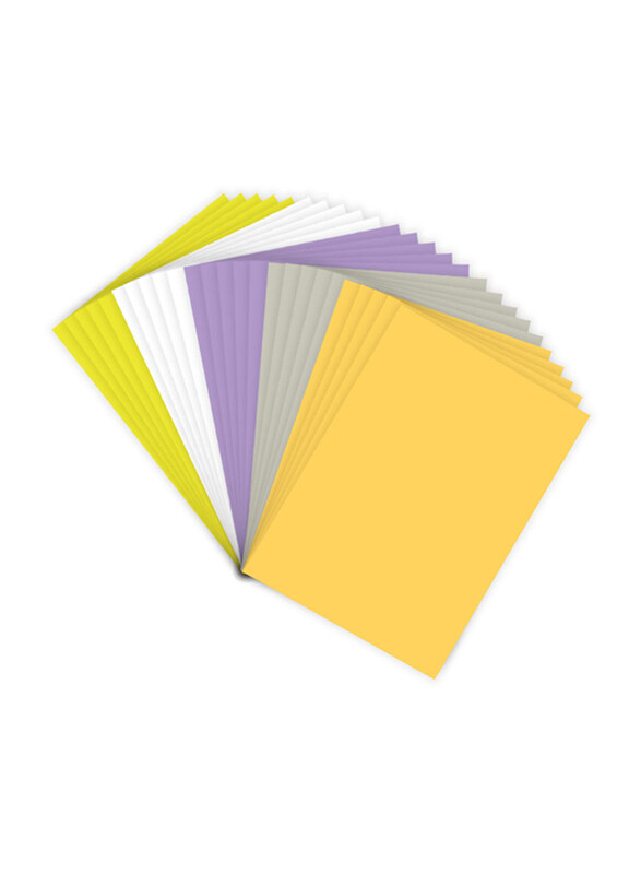 

FIS 25-Piece 5-Coloured Card Set, 50 x 70cm, 25 Sheets, 160 GSM, FSCH160255C, Multicolour