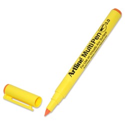 Artline 12-Piece Multi Pen Pastel Marker, Orange