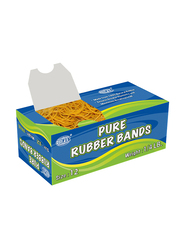 FIS Pure Rubber Bands, Size 12, 12 Pieces, Yellow