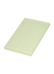 FIS Sticky Notes with Ruling Set, 15.2 x 10.2cm, 12 x 100 Sheets, FSPO64RN, Yellow