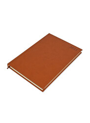 FIS 2023 Saturday & Sunday Combined English Diary, 320 Sheets, 70 GSM, A4 Size, FSDI47EP23BR, Brown
