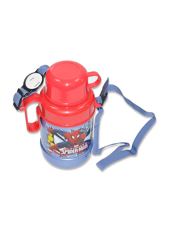 Spiderman Ultimate Sipper Water Bottle for Boys, 800ml, TGWZMS-931, Blue/Red