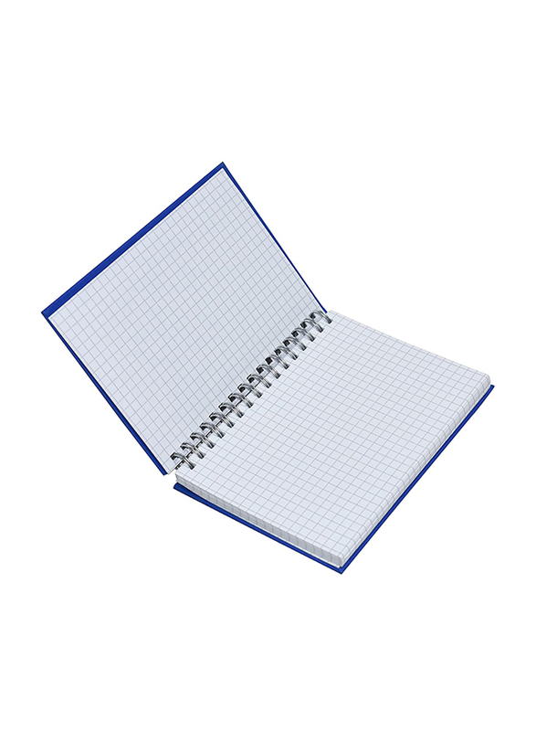 FIS Manuscript Notebook Set, 5mm Square, 2 Quire, 5 x 96 Pages, A6 Size, FSMNA62Q5MSB, Blue