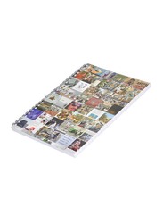 FIS Spiral Soft Cover Single Line Notebook Set, 10 x 100 Sheets, A5 Size, FSNBA51903S, Multicolour