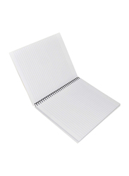 FIS Light Spiral Hard Cover Notebook, 100 Sheet , 5 Piece, LINBS1081001311, Cream