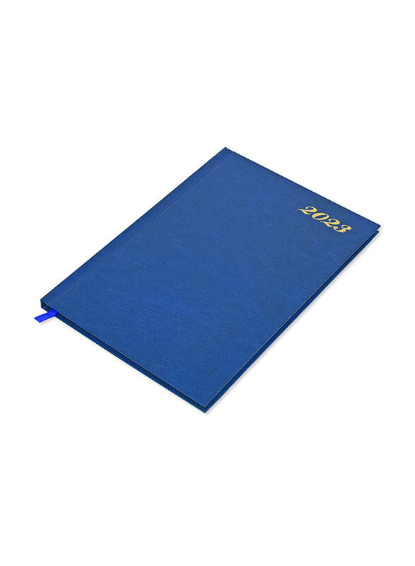 

FIS 2023 1-Week At A Glance English Diary, 128 Sheets, 60 GSM, A5 Size, FSDI78EV23BL, Blue