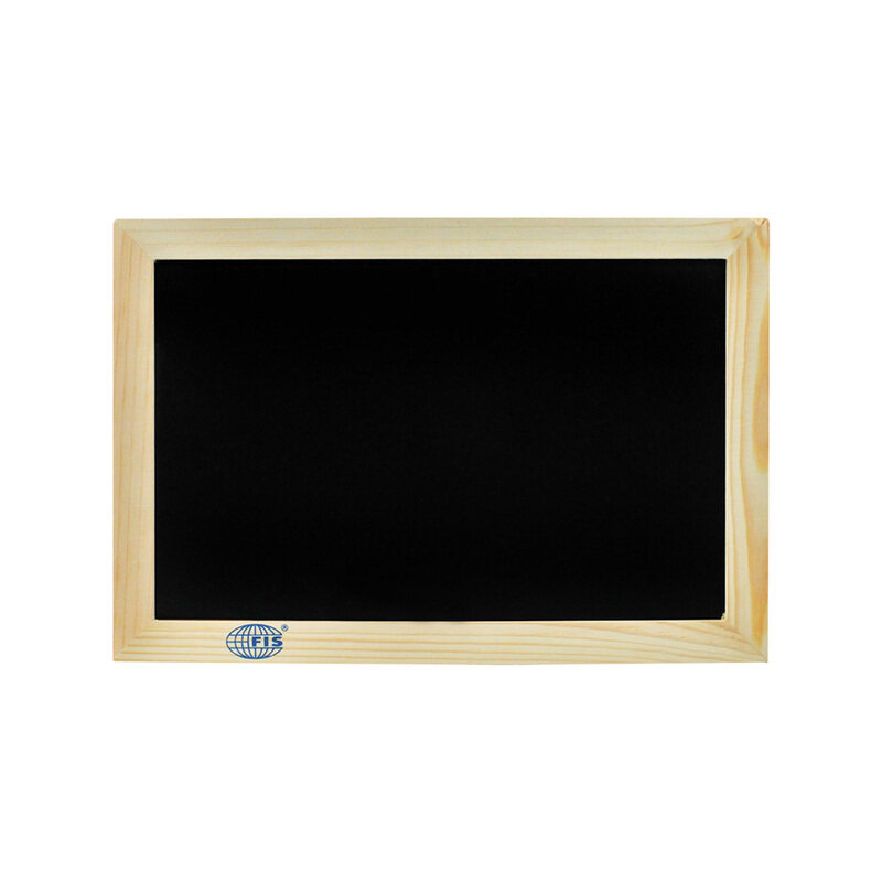 

FIS Black Boards with Wooden Frame, FSBBYYSM002N, Black/Beige