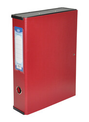 FIS Colored PP Rigid Box File with Plastic Sides, 210 x 330 mm, FSBFRIGIDPPMR, Maroon