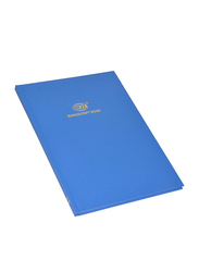 FIS Manuscript Notebook, 5mm Square, 2 Quire, 5 x 96 Sheet, A4 Size, FSMNA42Q5MM, Blue