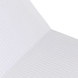 FIS Light Hard Cover Notebook, 100 Sheets, 5 Pieces, LINB1081708, White