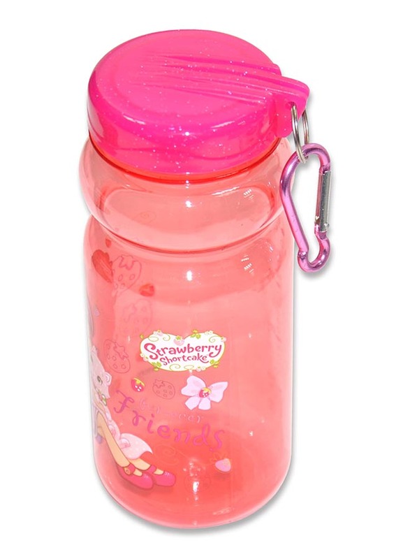 Strawberry Shortcake Water Bottle for Girls, 700ml, TGWZPA-602, Peach