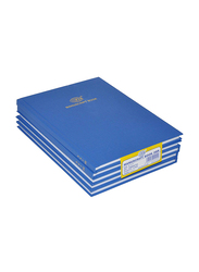 FIS Manuscript Notebook Set, 8mm Square, 2 Quire, 5 x 96 Sheets, 9 x 7 inch Size, FSMN9X72Q, Blue