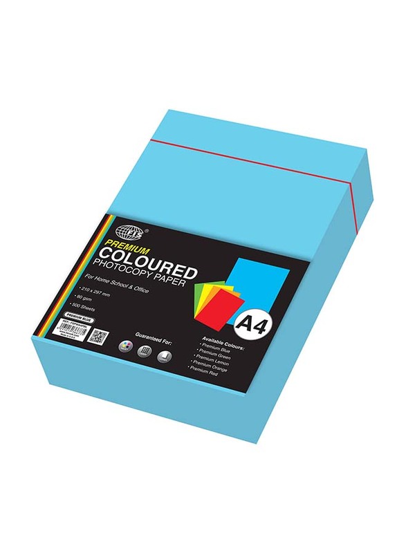 FIS Premium Color Photocopy Paper, 500 Sheets, 80 GSM, A4 Size