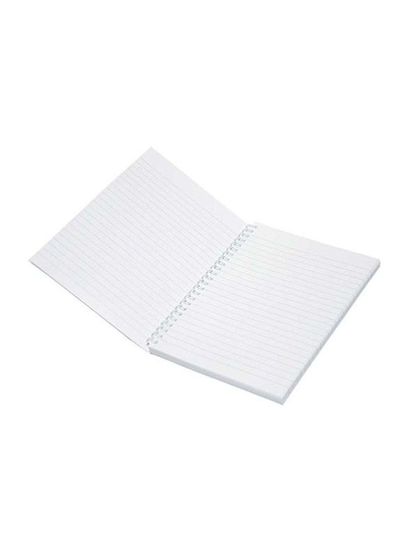 Light 10-Piece Spiral Soft Cover Notebook, Single Line, 100 Sheets, A4 Size, LINBA41807S, Multicolour