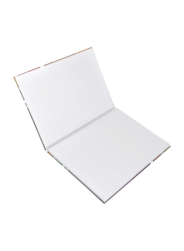 Light Hard Cover Spiral Single Line Notebook Set, 100 Sheets, A4 Size, 5 Pieces, LINBHSA41603, Multicolour