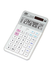FIS 12 Digits Desktop Financial Calculator, FSCACH-470, White