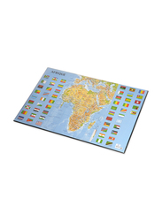 FIS French African Map Desk Blotter, Multicolour
