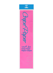 FIS Crepe Craft Paper, 50cm x 2 Yards, 12 Pieces, FSPACP25, Pink