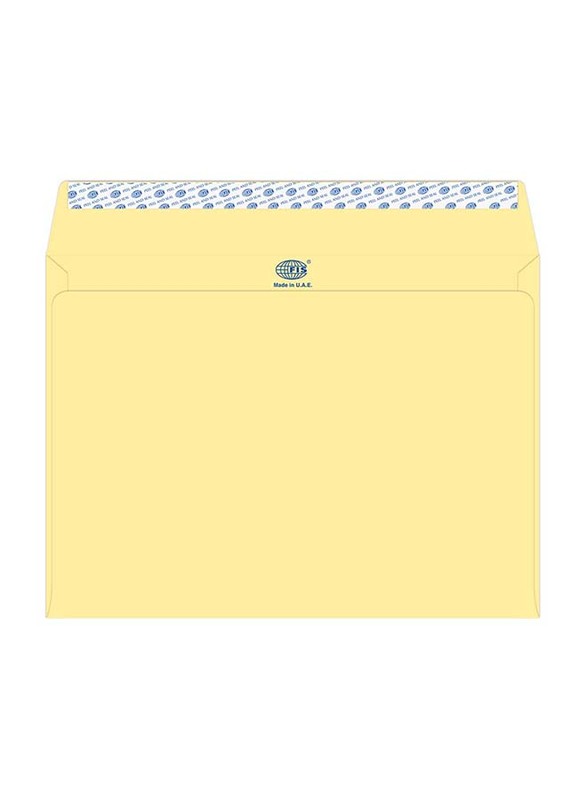 FIS Executive Laid Paper Envelopes Peel & Seal, 12 x 9 Inch, 25 Pieces, Cream