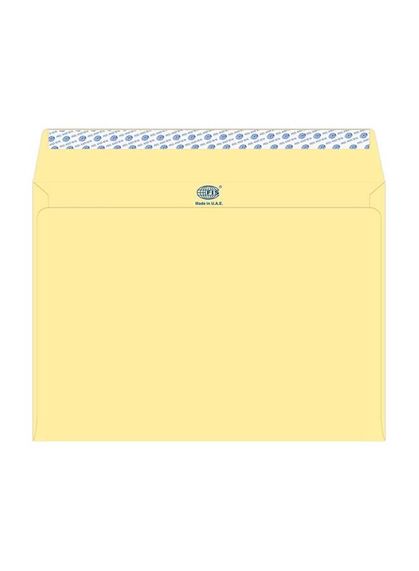 

FIS Executive Laid Paper Envelopes Peel & Seal, 12 x 9 Inch, 25 Pieces, Cream