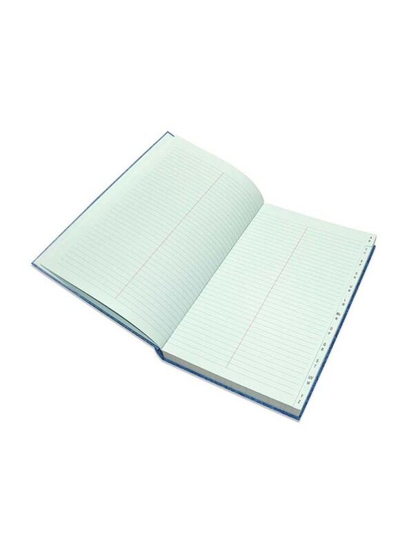 

FIS Ledger Book, F/S Size, 4 Quire, 3 Column, 3 Digit, FSACLTC4Q73, Blue