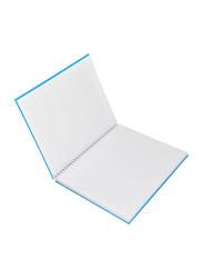 FIS Light Spiral Hard Cover Notebook, 100 Sheets, 5 Piece, LINBS1081001305, Blue