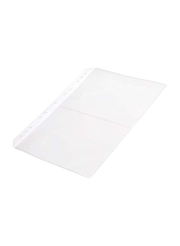 FIS Post Card Album 2-Pockets Refill, 215 x 300mm, 10 Pieces, Transparent