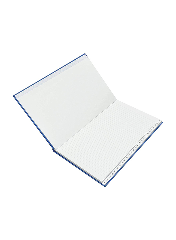 FIS Manuscript Notebook with Spiral Binding, 8mm Single Ruled, 3 Quire, 144 Sheets, F/S 210 X 330mm, FSMNFS3QIE, Blue
