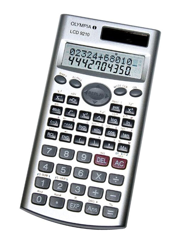

Olympia 12/10-Digit Scientific Calculator, OLCA4686, Silver