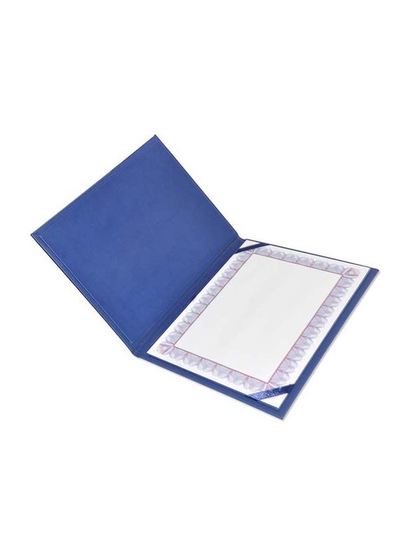 FIS Italian PU Certificate Folder, A4 Size, FSCLCERTPUBL, Blue