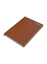 FIS 2023 Saturday & Sunday Combined English Diary, A4 Size, FSDI47E23BR, Brown